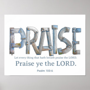 Poster Louvor dos Salmos
