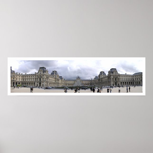 Pôster Louvre Panorâmica (Frente)