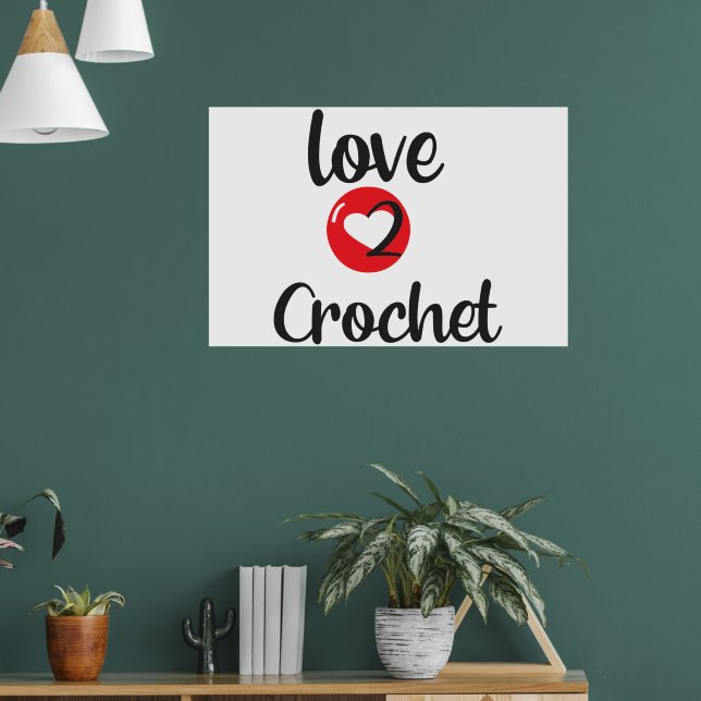 Poster Love 2 Crochet (Sala de Estar 1)