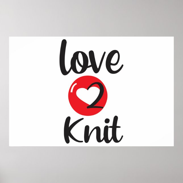 Poster Love 2 Knit (Frente)