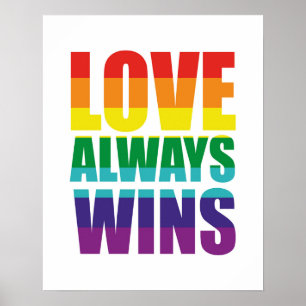 Poster Love Always Wins
