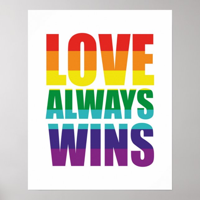 Poster Love Always Wins (Frente)