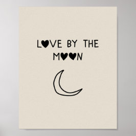 Poster Love By the moon