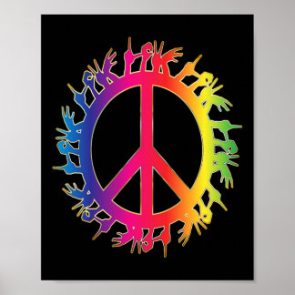 Poster Love Deaf Peace Sign Language Hand Talking Teacher