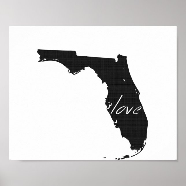 Pôster Love Florida Wall (Frente)
