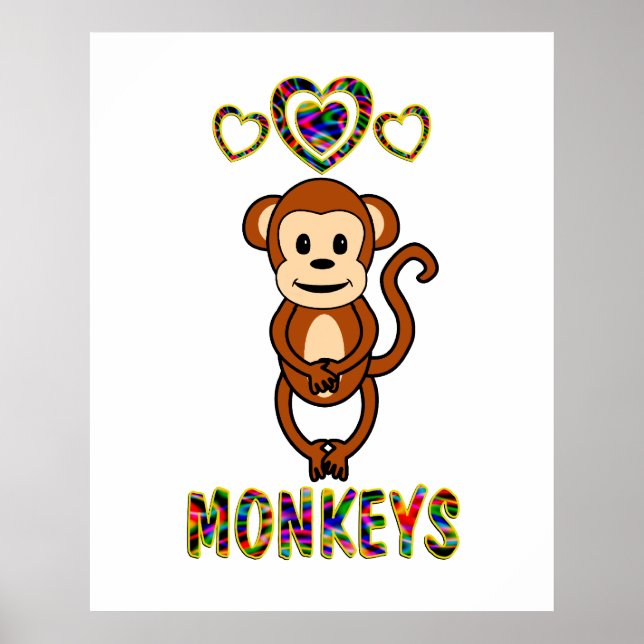 Pôster Love for Monkeys (Frente)