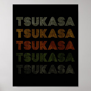 Poster Love Heart Tsukasa Tee Grunge Vintage Style Black
