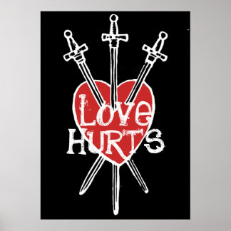 PÔSTER LOVE HURTS
