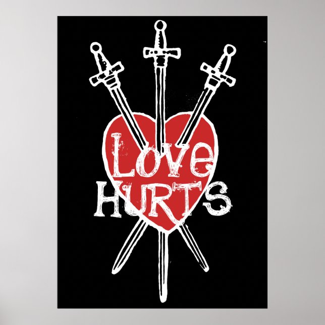 PÔSTER LOVE HURTS (Frente)
