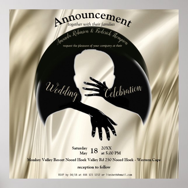 Poster Love is All there is Wedding Announcements (Frente)