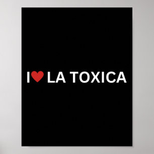 Poster Love La Toxica Y El Toxico Funny Hispânico Casal L