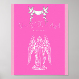 Poster Love Letter Design - Love, Your Guardian Angelxxoo