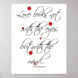 Poster Love Looks Not with the Eyes