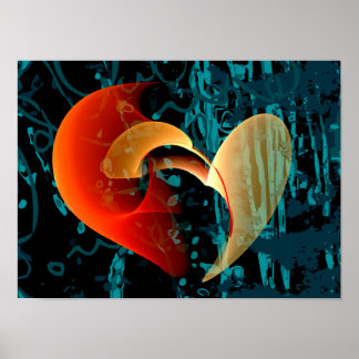 Poster Love Me Brago-Mitchell Fine Fractal Art