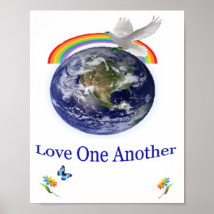 Poster Love one another