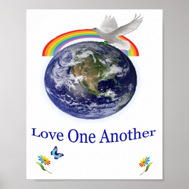 Poster Love one another (Frente)
