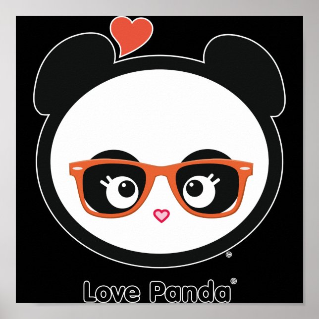 Pôster Love Panda® (Frente)