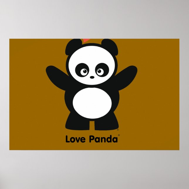 Pôster Love Panda® Prints (Frente)