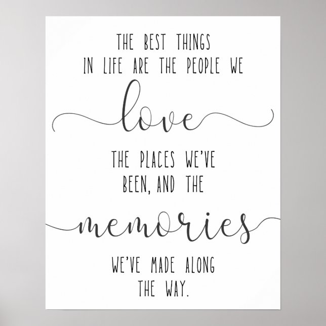 Poster Love quote, Friendship Quote, Friend Gift (Frente)