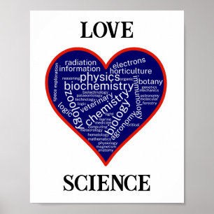 Poster Love Science for Science Teachers and Stuents