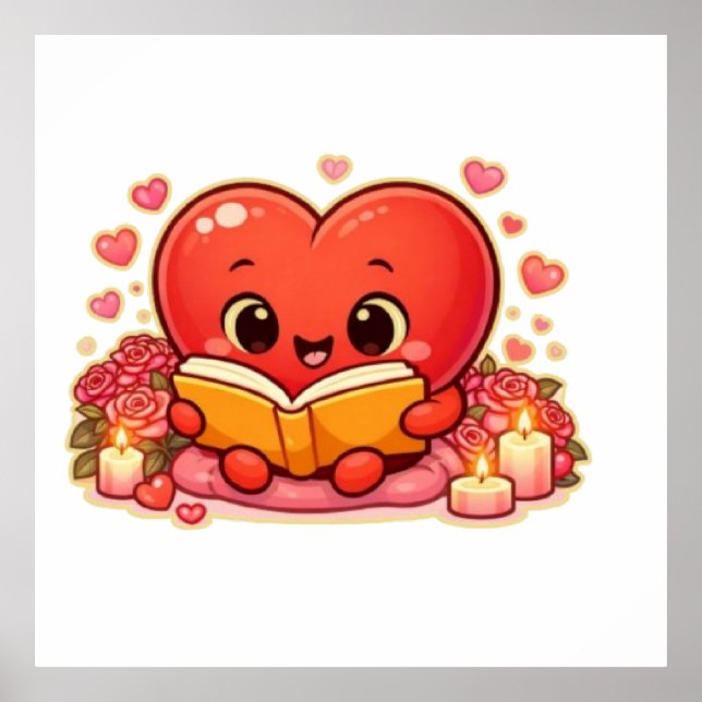 Poster Love Stories Begin Within the Heart (Frente)