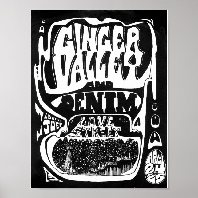 Pôster Love Street Light Circus flyer LoveStreetAbr24&25' (Frente)