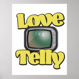 Poster Love Telly