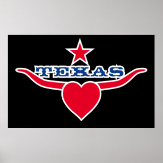 Pôster Love Texas