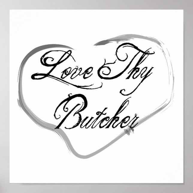 Poster Love Thy Butcher (Frente)