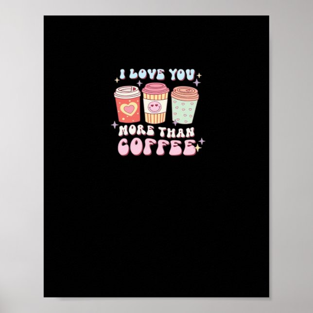 Poster Love You More Minimal Design  (Frente)