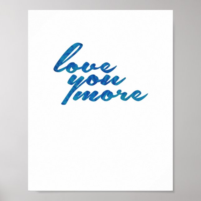 Poster Love You More Refined Aesthetic  (Frente)
