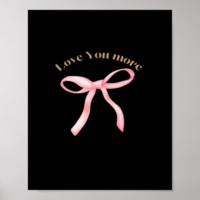 Poster Love You More Refined Aesthetic  (Frente)