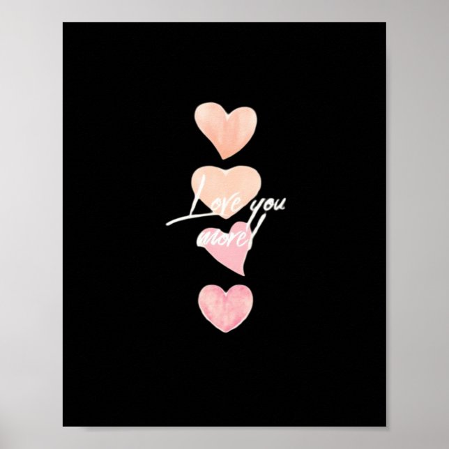 Poster Love You More Romantic Vibe  (Frente)