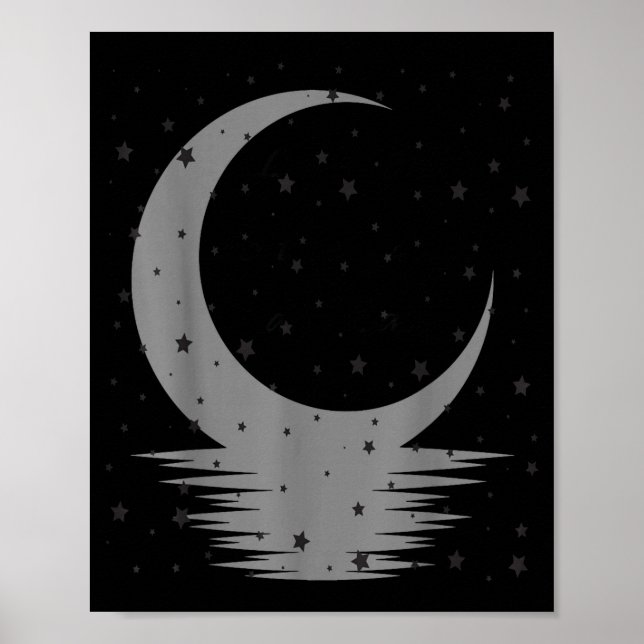 Poster Love You To The Moon And Back  (Frente)