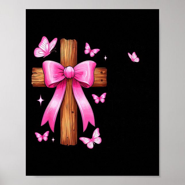 Poster Loved By God Chosen By Jesus Baptized 2025 Coquett (Frente)