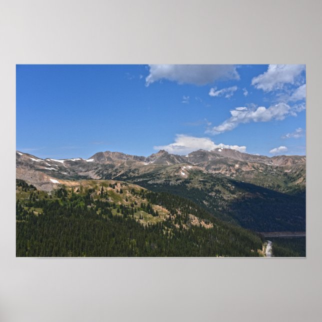 Poster Loveland Pass, Colorado, Panorama (Frente)