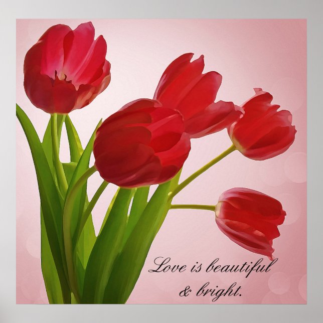 PÔSTER LOVELMENTE FLORAL (Frente)