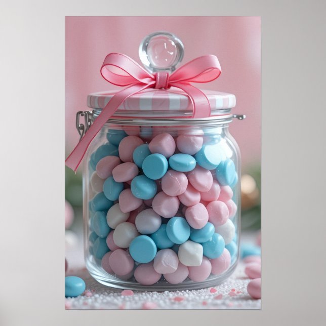 Poster lovely sweet candy jar (Frente)