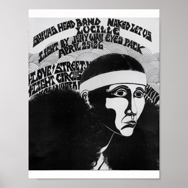 Pôster LoveStreetLightCircus flyer LoveStreetAbr25&26'69 (Frente)
