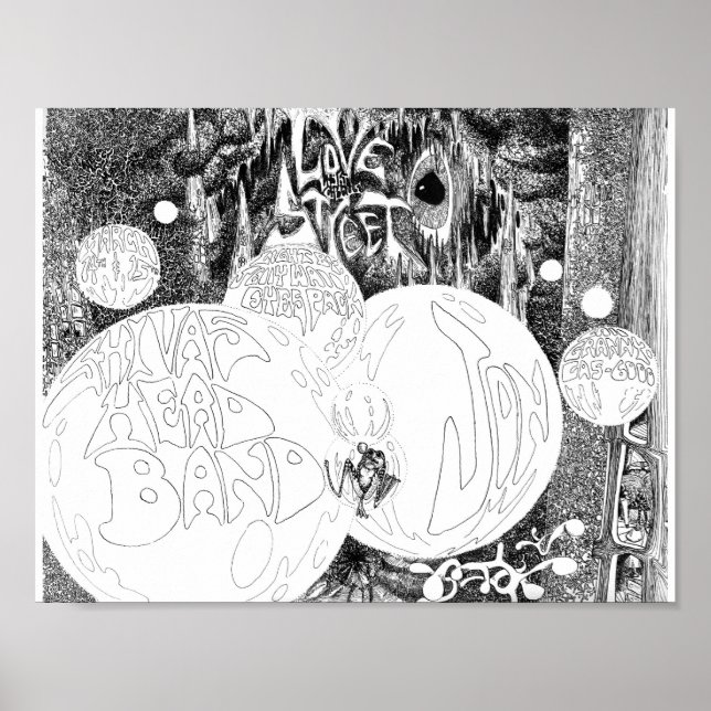 Pôster LoveStreetLightCircusflyer Mar14&15'69 (Frente)