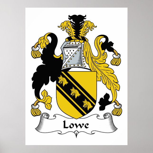 Pôster Lowe Family Crest (Frente)