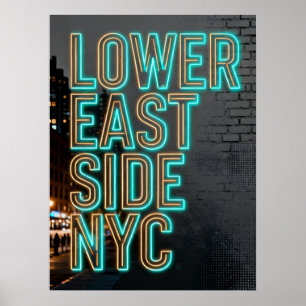 Poster Lower East Side Nova York