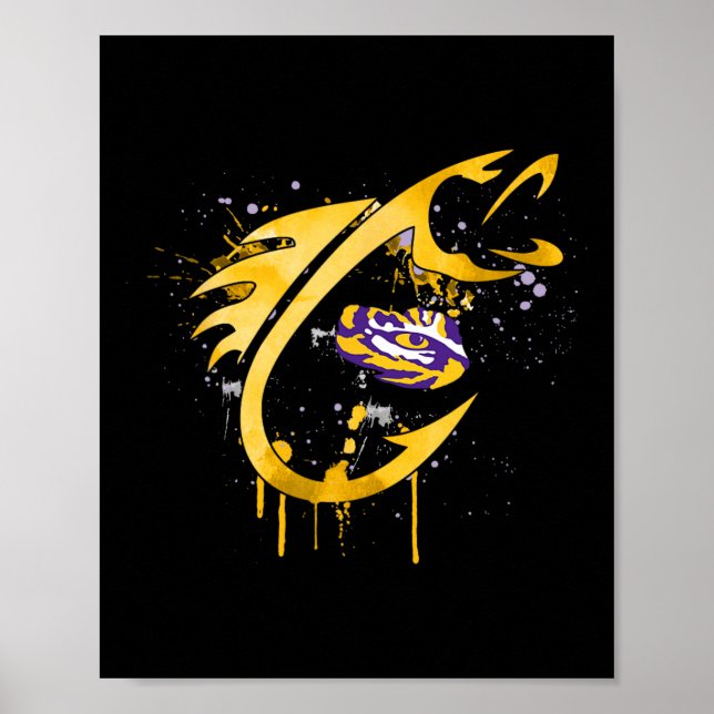 Poster Lsu Tigers Pescaria Anzol  (Frente)