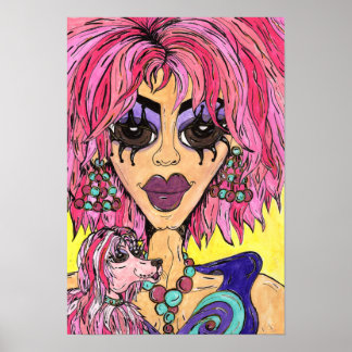 Poster Lu Lashes e Lady Lana