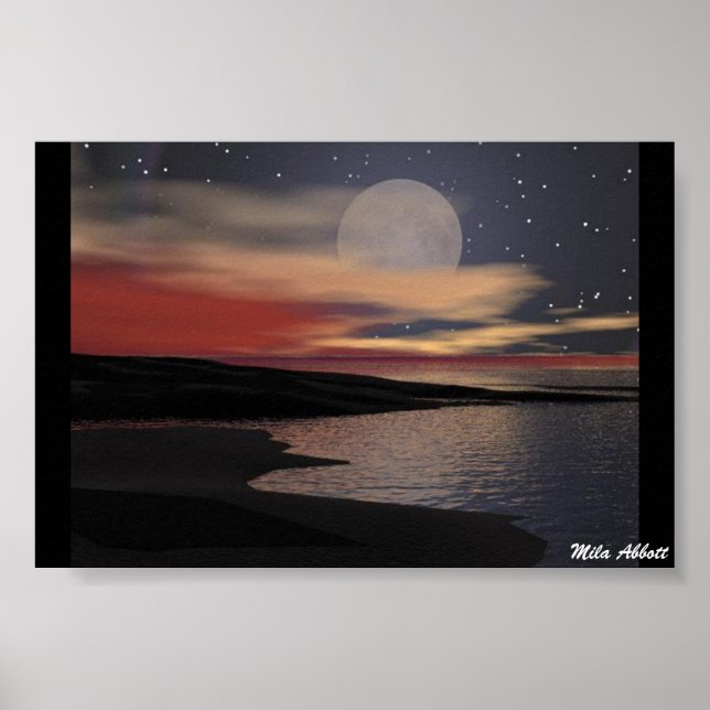 Pôster Lua cheia (Frente)