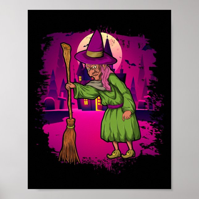 Poster Lua Cheia Spooky Halloween Figurume Assustador Bro (Frente)