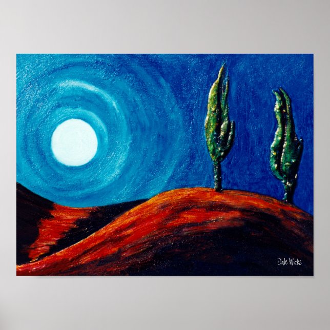 Pôster Lua Cipreste (Frente)