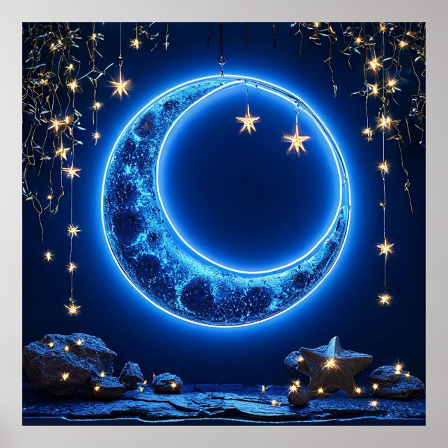 Poster Lua crescente crescente (Frente)