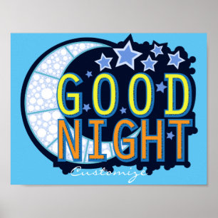 Poster Lua crescente Thunder_Cove da boa noite