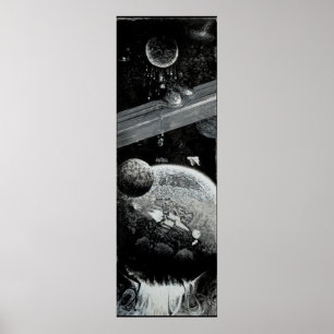 Poster Lua da gravidade